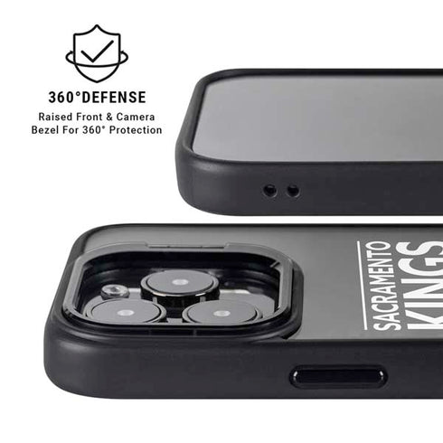 NBA Sacramento Kings Standard - Black iPhone 16 Pro Kickstand Case